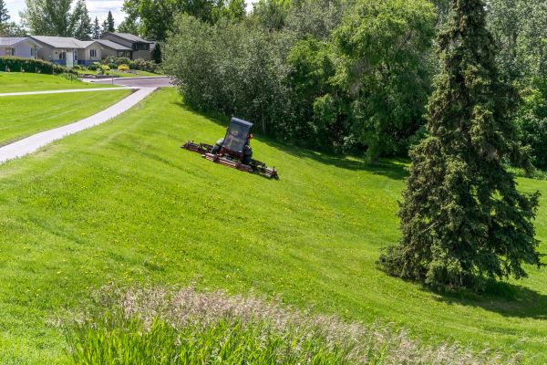 Hillside Mowing in Evans